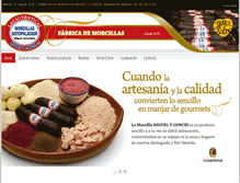 Tablet Screenshot of morcillasotopalacios.com